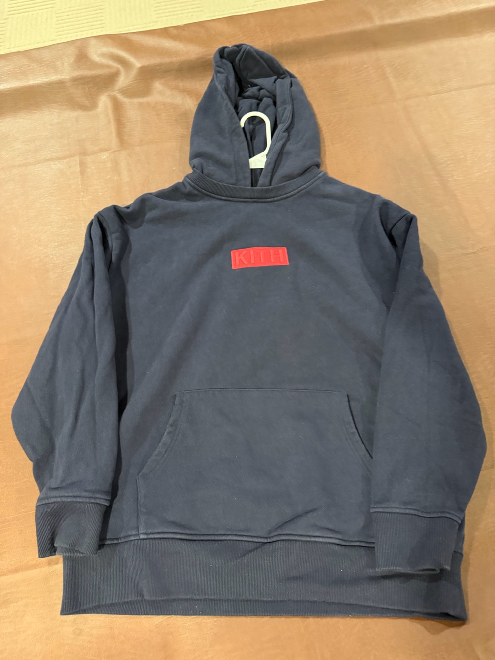 Kith Classic Logo Williams II Hoodie Navy size Large